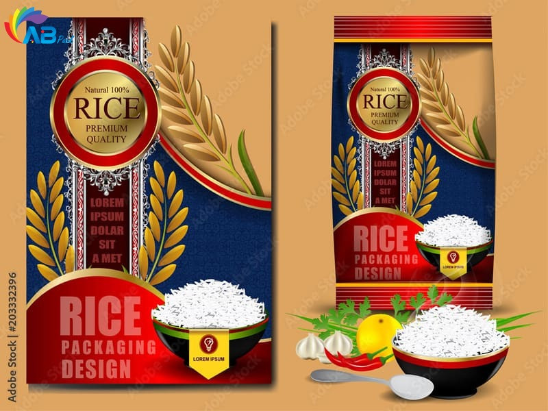  Mẫu bao bì đựng gạo đẹp 2