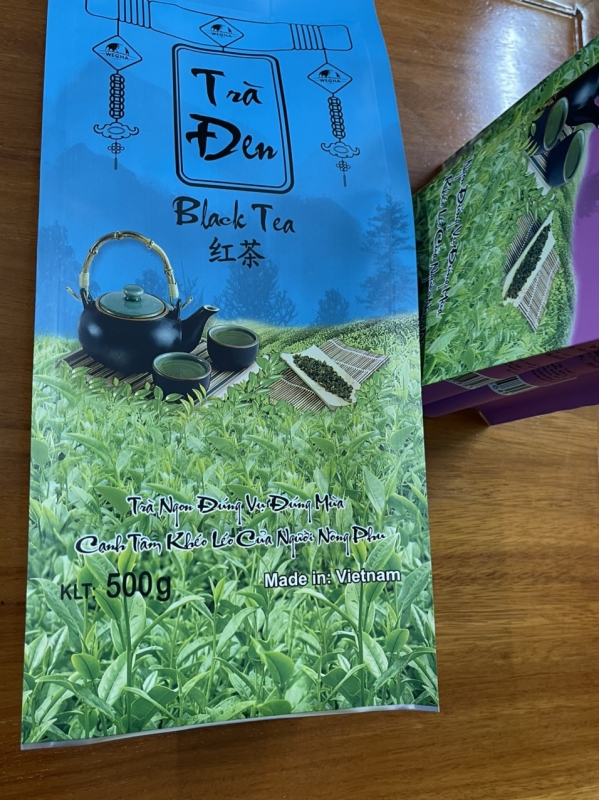 thiết kế túi đựng trà