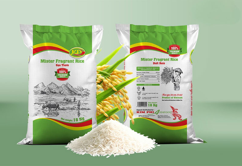 Bao bì đóng gói gạo đẹp chất lượng giá rẻ